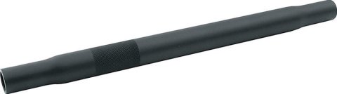 Allstar Performance Steel Suspension Tubes ALL57172 Threaded Tube, Tube, Swedged, 5/8-18 in. RH/LH Thread, Steel, Black Anodized, 14.0 in. Length, Each