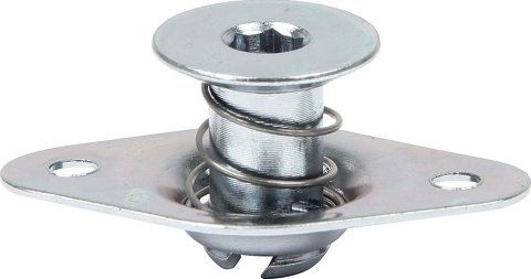 Allstar Performance Flush Head Self-Ejecting Button Fasteners ALL19132 Quick Fasteners, Complete Fastener, Steel, Natural, 5/16 in. Self-Ejecting, Flush, 0.550 in., Set of 10