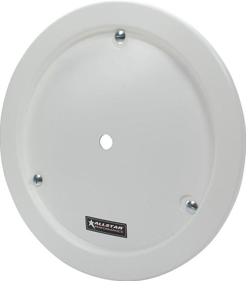 Allstar Performance Universal Wheel Covers ALL44231 Covers, Plain, 15 in. Wheel, Plastic, White, Each