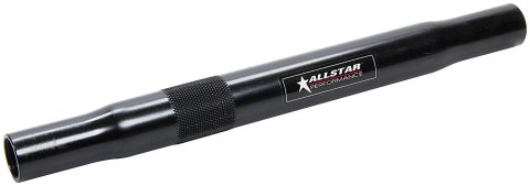 Allstar Performance Steel Suspension Tubes ALL57306 Threaded Tube, Tube, Swedged, 5/8-18 in. RH, 11/16-18 in. LH Thread, Steel, Black Anodized, 11.0 in. Length, Each