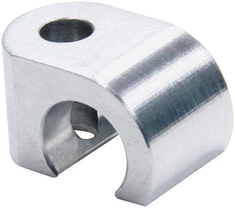 Allstar Performance Morse Cable Half Clamps ALL18325 Throttle Clamp, Cable, Clamp, Aluminum, Natural, Each