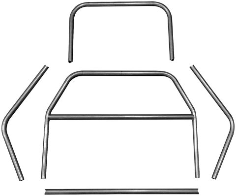 Allstar Performance Main Hoop Assemblies for 1988-2000 CIVIC - ALL99229 Roll Bar Components, Assemblies, Replacement ALL22096, use on Honda®, Each