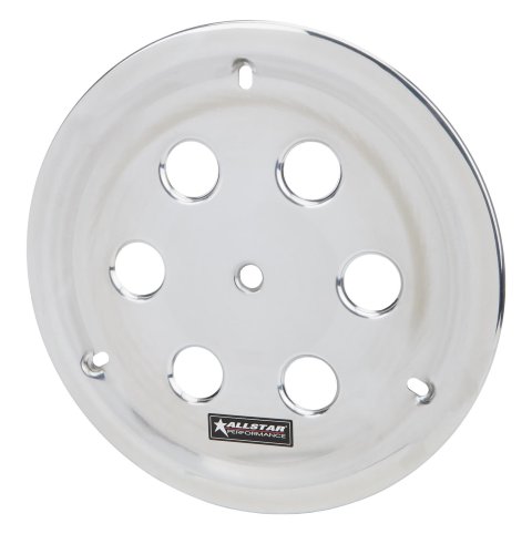 Allstar Performance Wheel Covers ALL44142 Aluminum Cover Weld Style Multi-Hole Polished