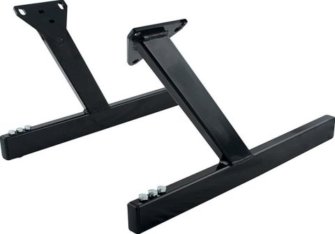 Allstar Performance SB Chevy 2-Piece Engine Stands ALL10157 Stand, 2-piece, Steel, Black Powdercoated, Chevy, Small Block, Kit