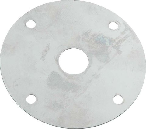Allstar Performance Replacement Hood Pin Scuff Plates ALL18517 Pins, Plate, Steel, Chrome, Set of 4