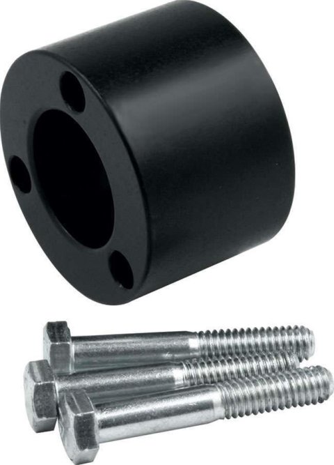 Allstar Performance Steering Wheel Extensions ALL52314 Spacer, Aluminum, Black Anodized, 1.500 in. Thick, Each
