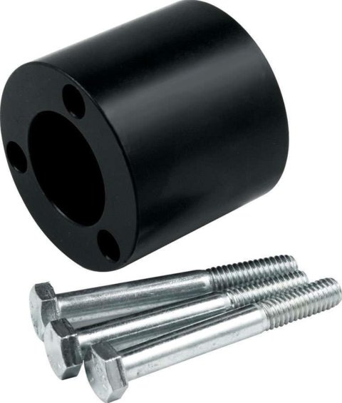 Allstar Performance Steering Wheel Extensions ALL52316 Spacer, Aluminum, Black Anodized, 2.000 in. Thick, Each
