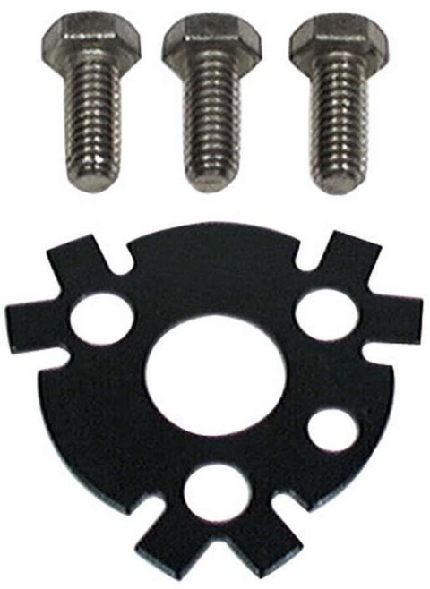 Allstar Performance Chevy Camlock Plate and Bolts ALL90060 Camshaft Lock Plate, Steel, Black Oxide, Chevy, Kit