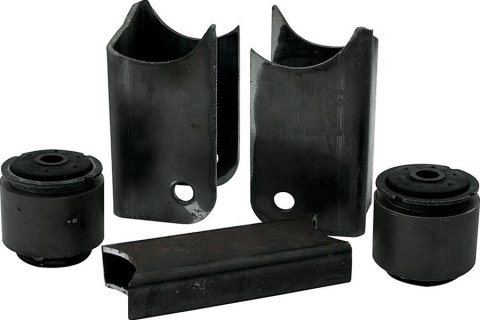 Allstar Performance GM Metric Chassis Trailing Arm Bracket Kits ALL60053 Bracket, Steel, Natural, Single Hole Lower, Buick, Chevy, Oldsmobile, Pontiac, Kit