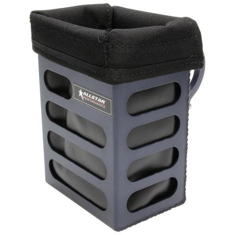Allstar Performance Radio Boxes ALL10441 Box, 1.75 in. Roll Cage Mount, Aluminum, Black, 4 in. x 4 in. x 2.5 in., Each