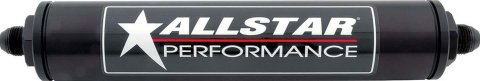 Allstar Performance Fuel Filter Replacement Parts and Components ALL40246 Housing, 12 in Long x 2 in Diameter, -12 AN, Black Anodized, Each
