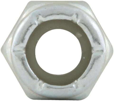 Allstar Performance Nylon Locking Hex Nuts ALL16020-10 Nuts, 1/4-20 in Threads, with Insert, Set of 10