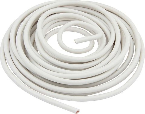 Allstar Performance Primary Electrical Wire ALL76572 Wire, 10-Gauge, 10 ft. Long, White, Each