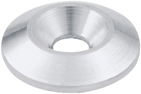 Allstar Performance Countersunk Washers ALL18662 Washers, Countersunk, Aluminum, Natural, I.D. Chamfer, 0.250 in. I.D., 1.00 in. O.D., Set of 10