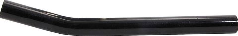 Allstar Performance Bent Tie Rod Tubes ALL57012 Tube, Bent, Steel, Black Powdercoated, Female Threads, 5/8 in. Diameter, 12 in. Length, Each