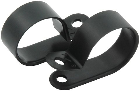 Allstar Performance Nylon Line Clamps ALL18317-50 Hose Mounting Clamps, Nylon, One 1 in. Diameter Hole, Set of 50