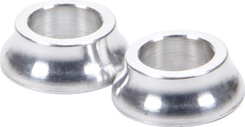 Allstar Performance Tapered Spacers ALL18712 Spacers, Aluminum, 0.525 in. to 0.680 in. Outside Diameter, 0.375 in. Inside Diameter, 0.250 in. Length, Pair