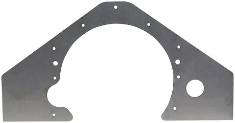Allstar Performance Engine Mid-Plates ALL38121 Motor Plates, Mid-Plates, Mid-mount Position, Steel, Natural, 29 in. Width, 15 in. Height, Chevrolet, Each