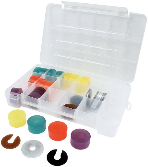 Allstar Performance Shock Bump Stop Puck Kits ALL64360 Stops, Shock, 14mm Center Hole, Assortment, Kit