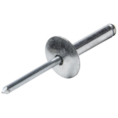 Allstar Performance Small Head Rivets ALL18030 Rivets, Silver, Steel, Aluminum, Size 3/16 in., Diameter 5/8 in., Grip Range 0.625-0.750 in., Set of 250.