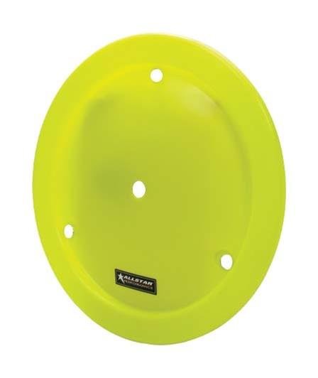 Allstar Performance Wheel Covers ALL44288 Universal Three Fastener Plastic with No Hardware Neon Yellow