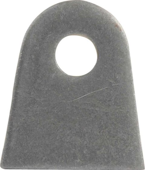 Allstar Performance Chassis Tabs ALL60007 Tabs, Mild Steel, 0.250 in. Thick, 2.00 in. Tall, 0.375 in, Hole, Set of 4