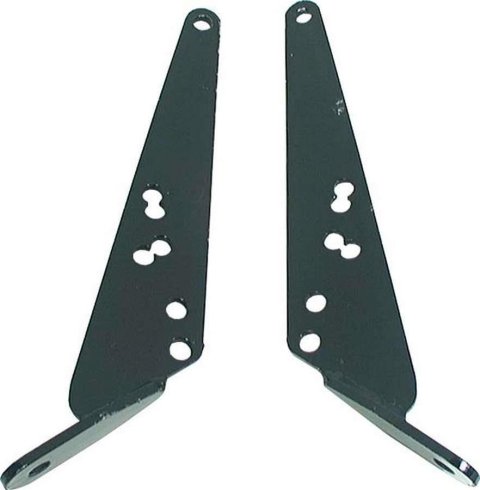 Allstar Performance Motor Mounts ALL38112 Mounts, Block Mount, Bolt-In, Steel, Black, Rear, Ford, Small Block Windsor, Pair