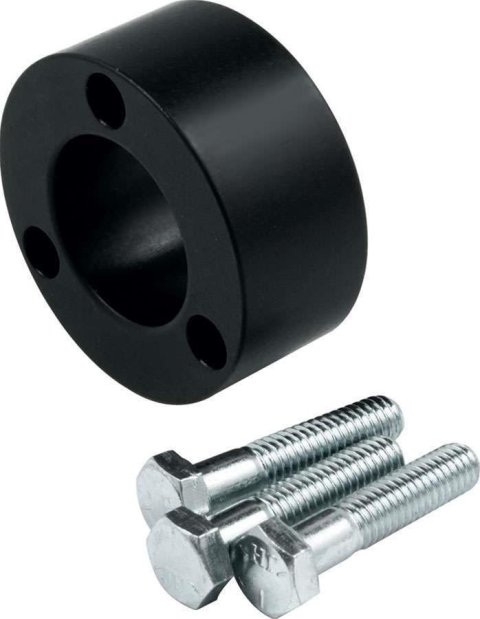 Allstar Performance Steering Wheel Extensions ALL52312 Spacer, Aluminum, Black Anodized, 1.000 in. Thick, Each