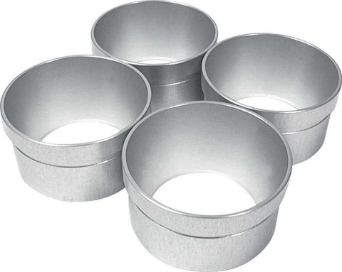 Allstar Performance Carburetor Restrictor Plate Inserts ALL26066 Inserts, Aluminum, 1.250 in. Inside Diameter, 1.000 in. tall, Set of 4