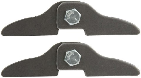 Allstar Performance Header Tab Kits ALL60040 Header/Collector Kit, Steel, Two Tabs, One 1/4 in. Diameter Bolt, Kit