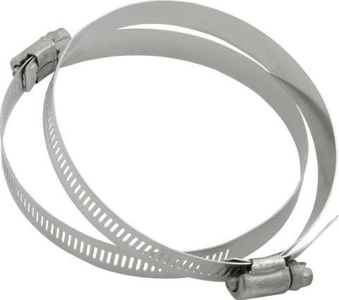 Allstar Performance Stainless Steel Hose Clamps ALL18340 Clamps, Steel, 3.500 in. Outside Diameter, Pair