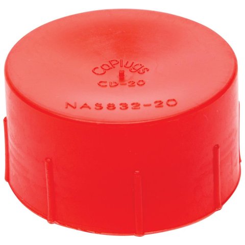 Allstar Performance AN Cap Fittings ALL50808 Caps, Plastic, Red -20 Female, Set of 5
