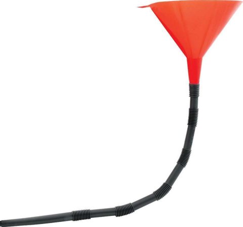 Allstar Performance Funnels ALL40107 Funnel, Round, Plastic, Red, Flexible Spout, Each