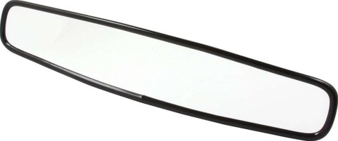 Allstar Performance Convex Mirrors ALL76406 Mirror, Rear View, Convex, Oval, Manual Adjustment, Black Plastic Housing, 14 in. Width, Each