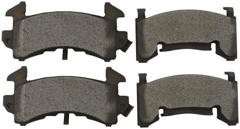 Allstar Performance Brake Pads ALL99157 Pads, GM Metric Calipers, Semi-Metallic, Set