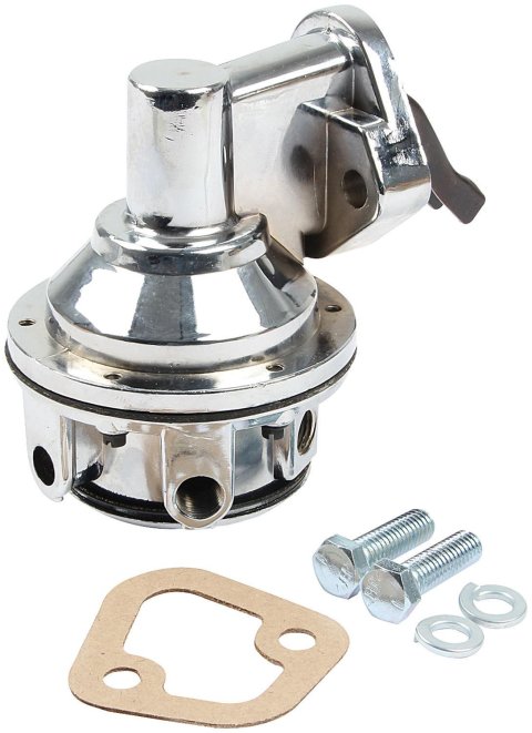Allstar Performance Mechanical Fuel Pumps ALL40261 Pumps, Mechanical, 6.5 - 8 psi, 80 gph, 1/4 in. Female Threads Inlet/Outlet, Gas Type, Chevrolet, Big Block, Each