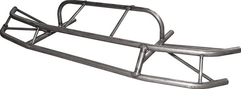 Allstar Performance Dirt Late Model Front Bumpers ALL22380 Bumper, Dirt, Front, Tube Style, Steel, Natural, Each