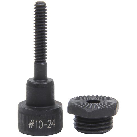 Allstar Performance Thread Setter Kits ALL19453 Kits, Mandrel and Nosepiece, 10-24, Steel, Black Anodized, Kit