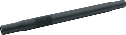 Allstar Performance Steel Suspension Tubes ALL57175 Threaded Tube, Tube, Swedged, 5/8-18 in. RH/LH Thread, Steel, Black Anodized, 15.5 in. Length, Each