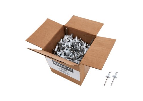 Allstar Performance Large Head Rivets ALL18051 Rivets, Blind Rivet, 3/16 in. Rivet, 5/8 in. Head, Aluminum, White, Set of 250