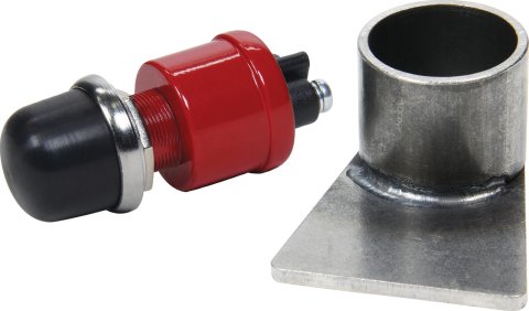 Allstar Performance Starter Button and Shroud Kits ALL60360 Remote Buttons, Includes Button, Mounting Tab, Shroud, Kit