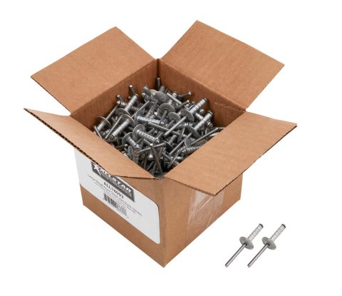 Allstar Performance Multi-Grip Rivets ALL18093 Rivets, Multi-Grip, Blind Rivet, 3/16 in. Rivet, 1/2 in. Head, Aluminum, Silver, Set of 250