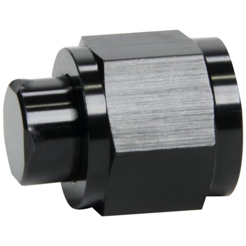 Allstar Performance AN Cap Fittings ALL49676 Caps, Aluminum, Black Anodized, -16 Female, Each