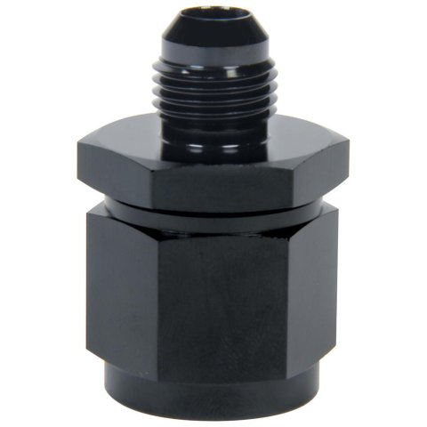 Allstar Performance AN Flare Adapter Fittings ALL49745 Fitting, Adapter, Reducer, Aluminum, Black Anodized, Straight, -10 AN, -8 AN, Male Threads, Each