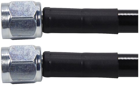 Allstar Performance Coated Stainless Steel Lines ALL48440-40 Brake Lines, Braided Steel, -4 AN, Straight, Female Threads, 40.00 in. Length, Each