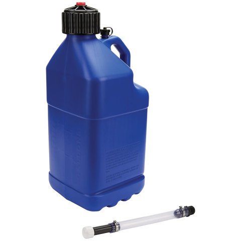 5 Gallons Allstar Performance Gallon Square Utility Jug ALL40122 Jug, Square, 5.0 Gallons, Vented, Plastic, Blue, Each