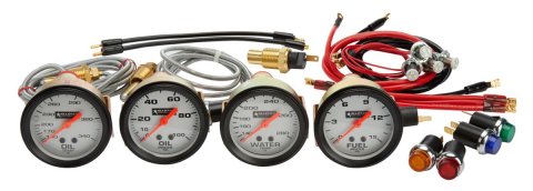 Allstar Performance Gauge Kits and Instrument Clusters ALL80083 Kit OP / WT / OT / FP