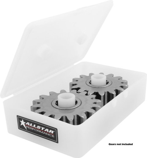 Allstar Performance Quick-Change Gear Totes ALL14350 Storage Case, Clear, Plastic, 8.000 in. x 5.000 in. x 2.0 in., Each