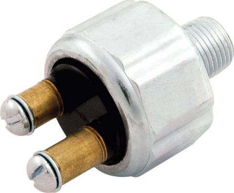 Allstar Performance Brake Light Switches ALL76252 Switch, Fluid Pressure Style, 4.50 amps, Screw Terminal Type, Steel, Natural, Each