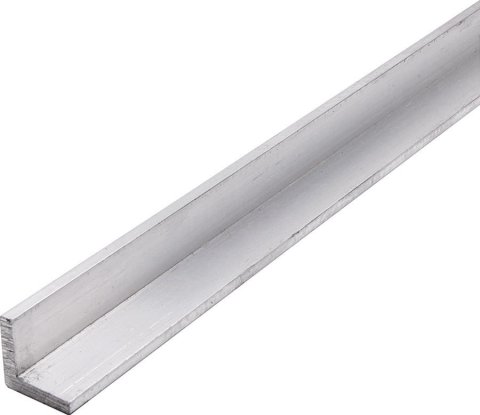 Allstar Performance Aluminum Angled Stock ALL22255-4 Angle, Aluminum, 1 in. Height/Width, 3/16 in. Thick, 4 ft. Length, Each